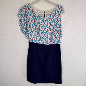 Lilly Pulitzer Delila Dress Womens 6 Lipstick Makeup Print Silk Preppy Posh Chic